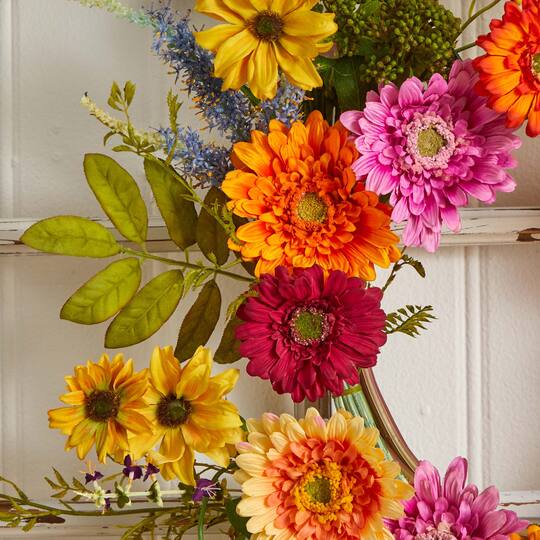 26” African Sunflower Wreath